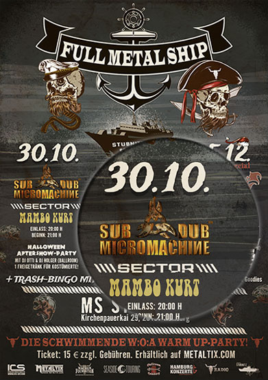 SDMM live auf dem Full Metal Ship in Hamburg